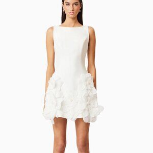 Elliatt Janelle Mini Dress In White - Size Large